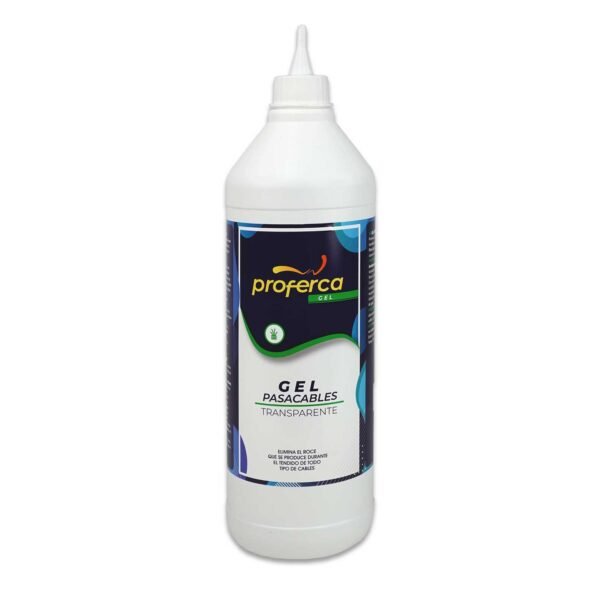 Gel pasacables profesional Proferca de 1000ml para facilitar el deslizamiento de cables