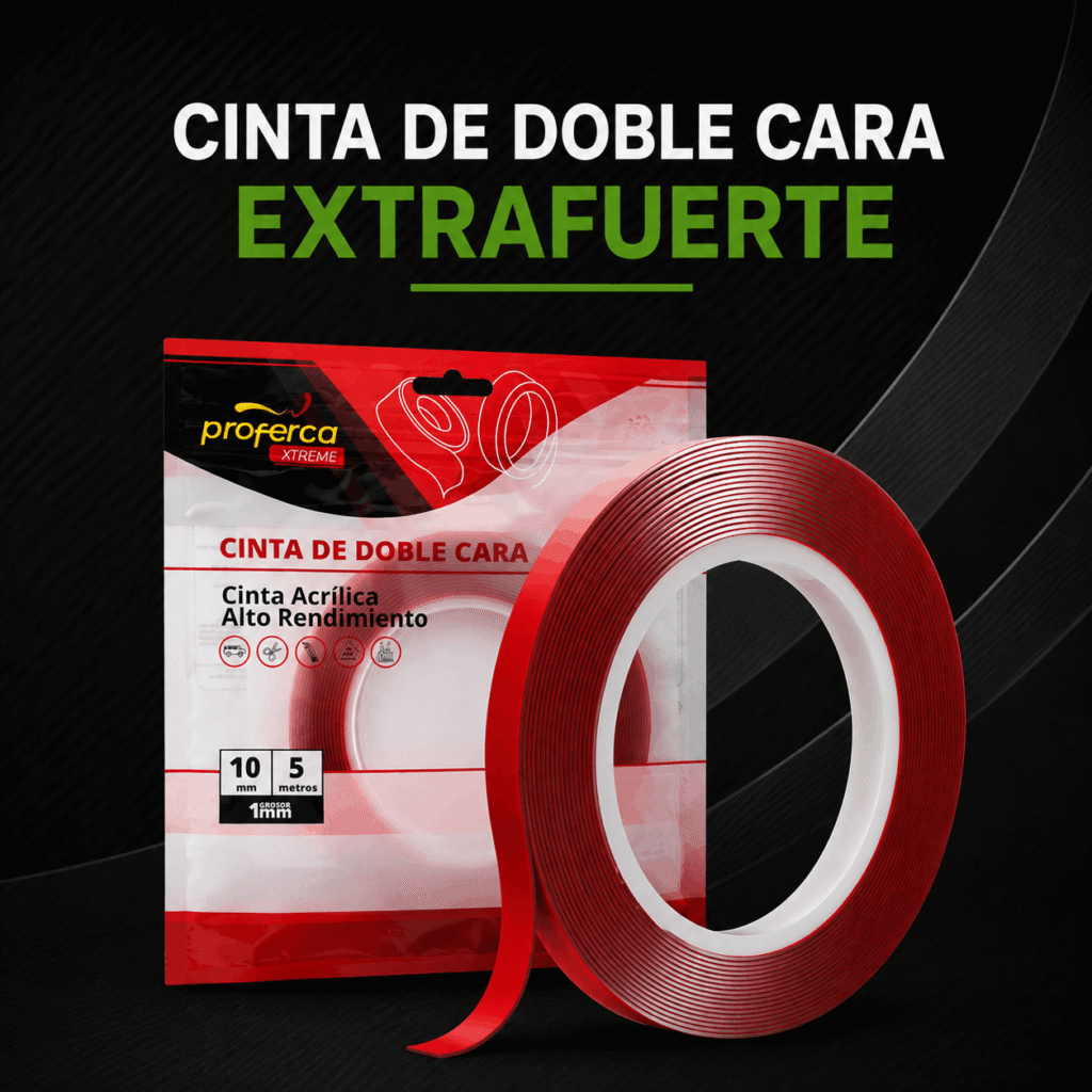 Cinta doble cara extrafuerte