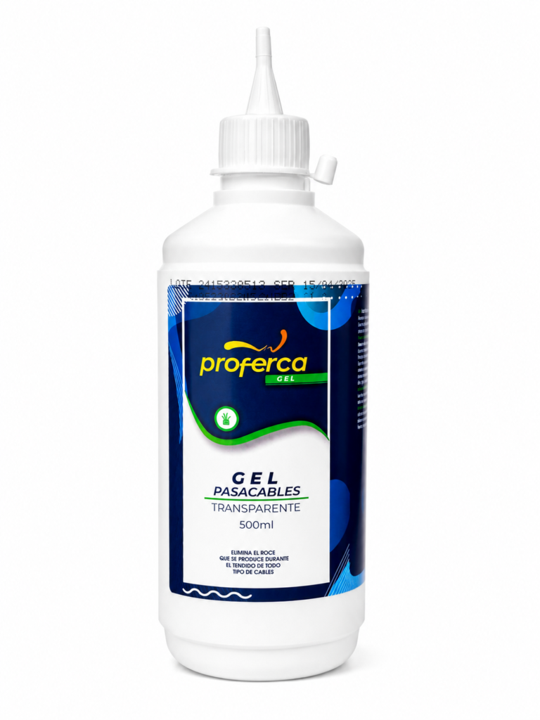 Gel pasacables transparente Proferca de 500 ml