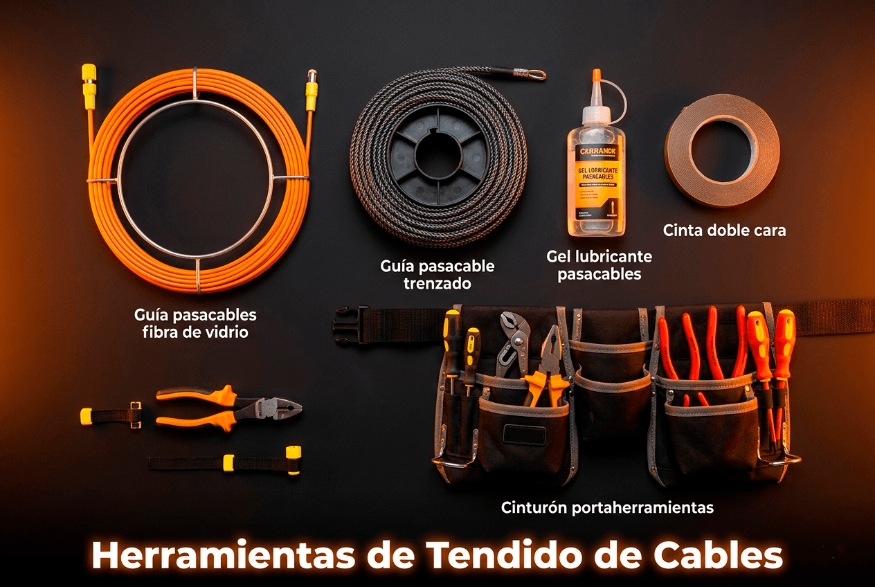 Herramientas de tendido de cables para electricistas - Proferca